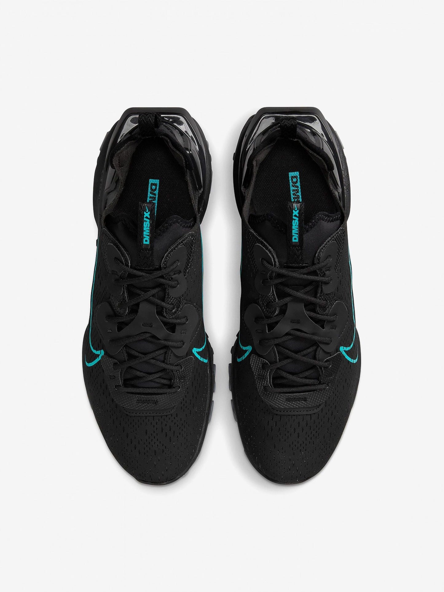 Nike React Vision Black Blue Logo