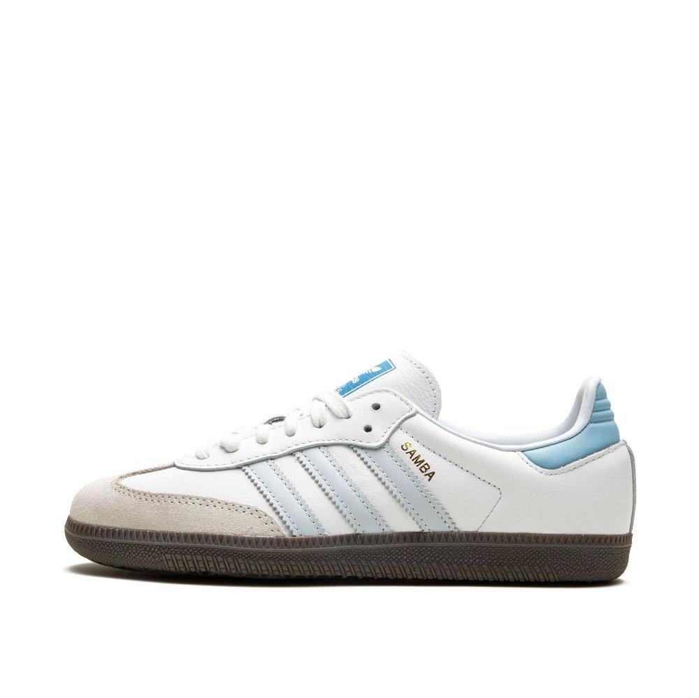 adidas samba og white halo blue
