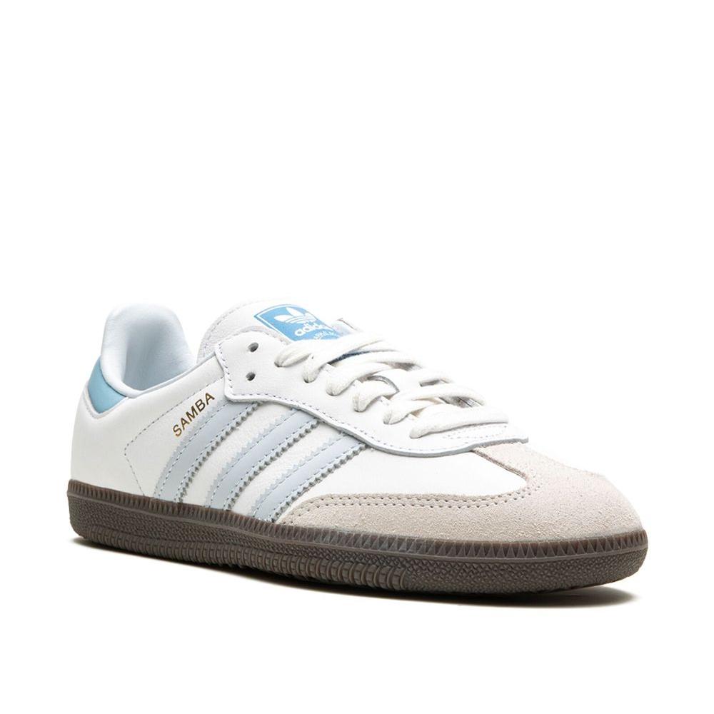 adidas samba og white halo blue