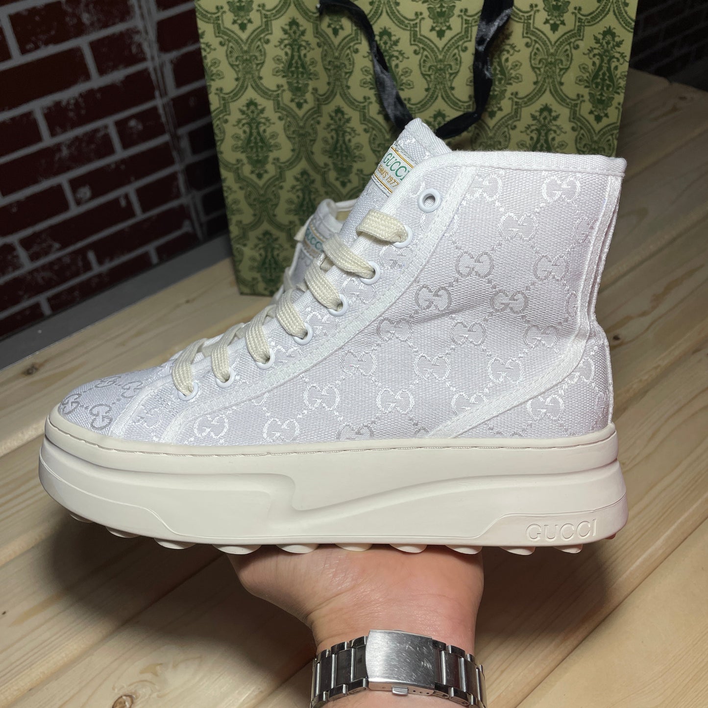 Gucci GG High 'Cream white '