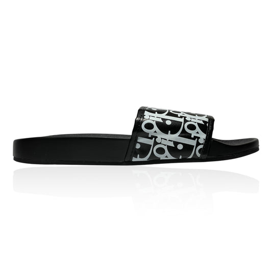 Claquette dior black/white logo