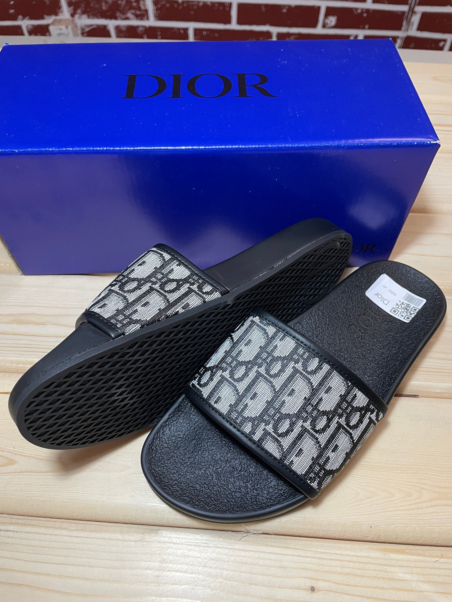 Claquette dior sewed grey