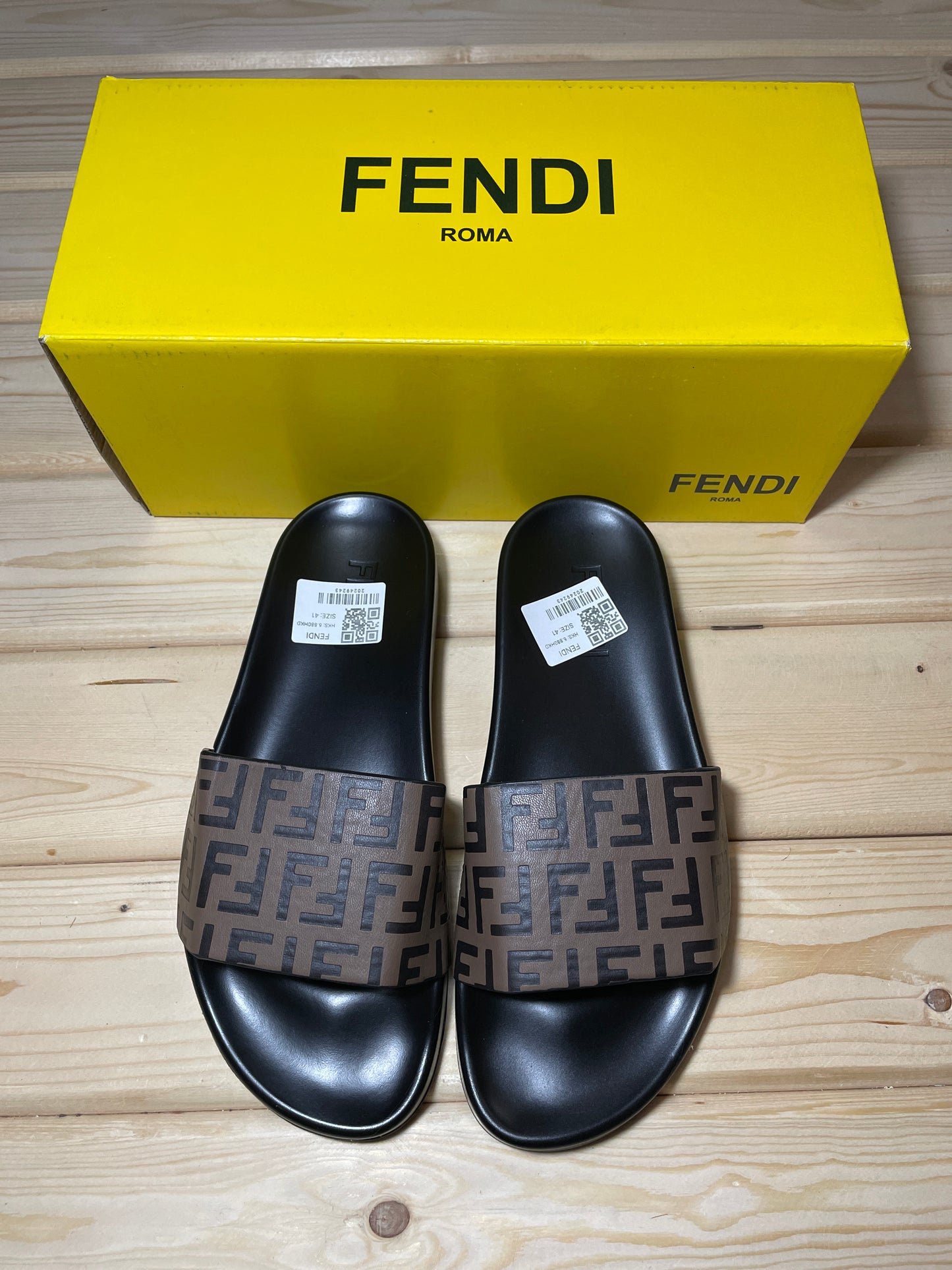 Claquette FENDI BROWN