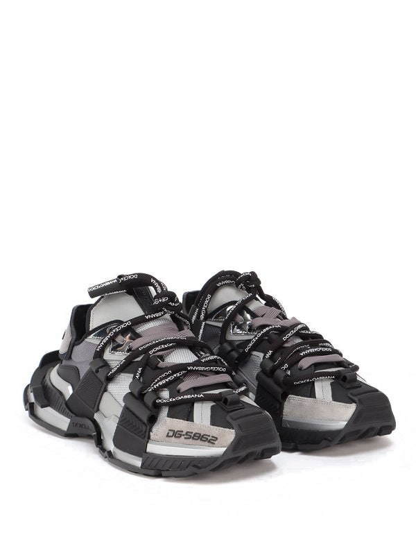 Dolce & Gabbana NS1 sneakers black & silver