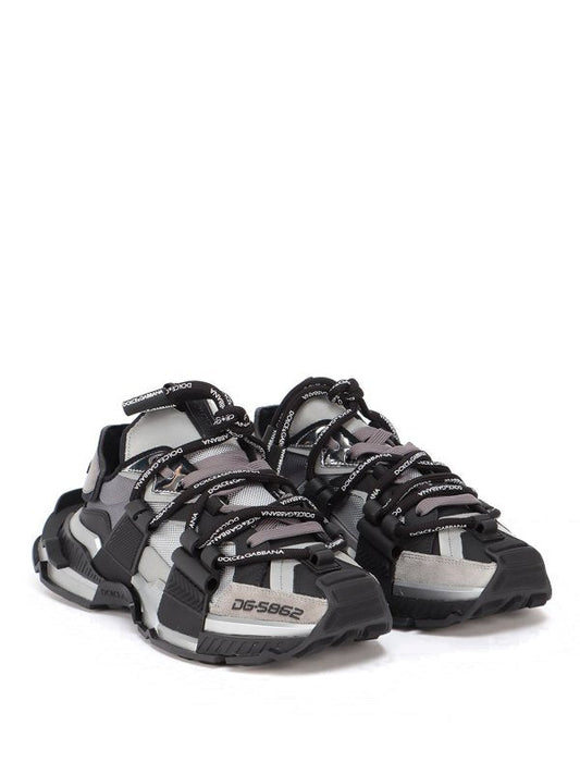 Dolce & Gabbana NS1 sneakers black & silver