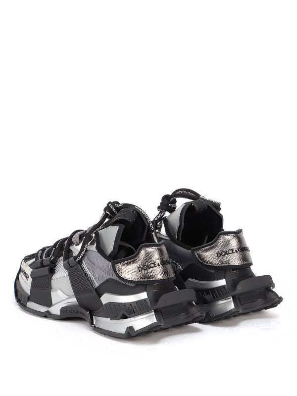 Dolce & Gabbana NS1 sneakers black & silver