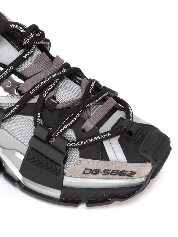 Dolce & Gabbana NS1 sneakers black & silver