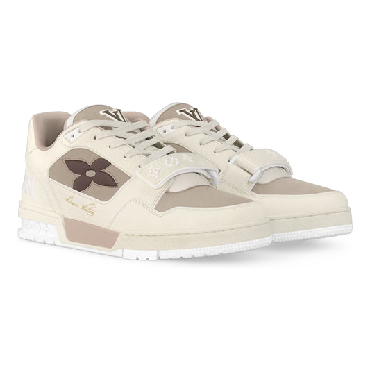 Louis Vuitton LV Trainer beige | cream brown