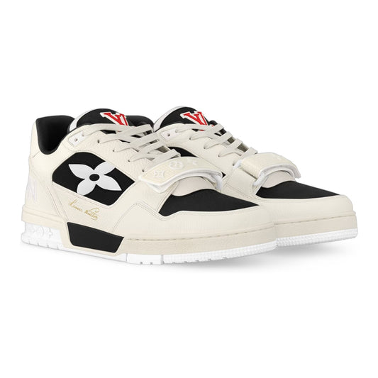 Louis Vuitton LV Trainer Cream beige | black