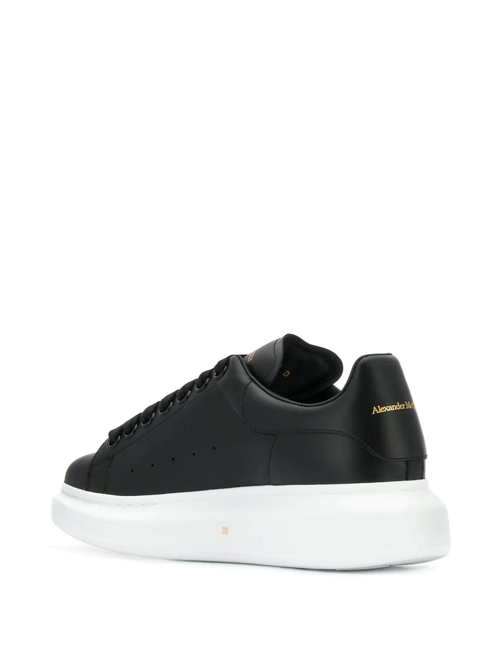 Alexander Mcqueen Black white sole