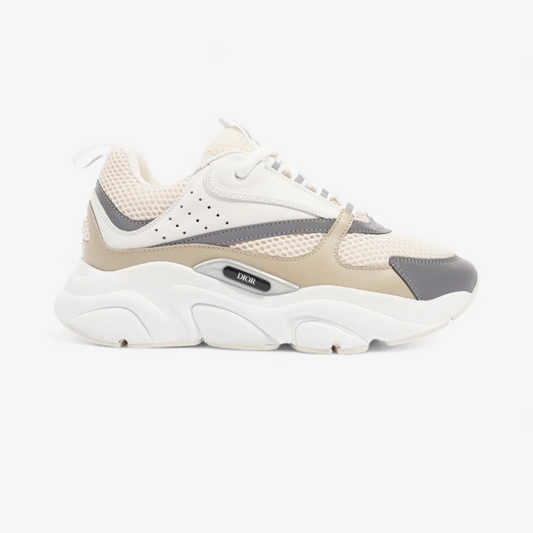 B22 Sneakers Beige / White / Grey Mesh