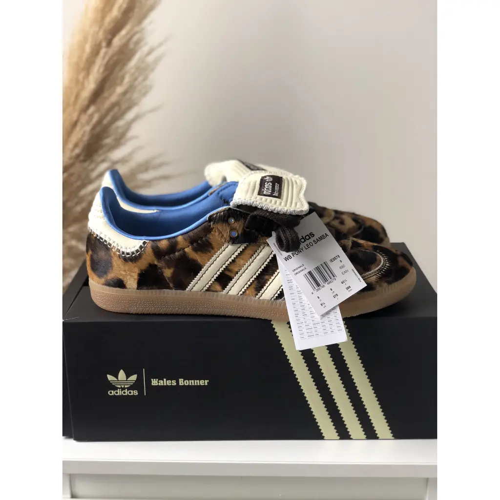 Adidas Samba tiger leather low trainers