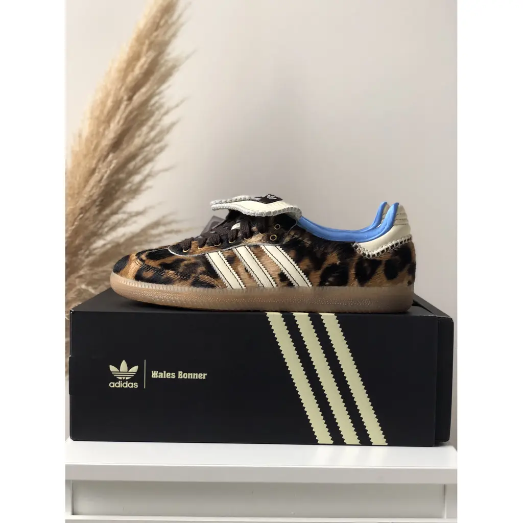 Adidas Samba tiger leather low trainers