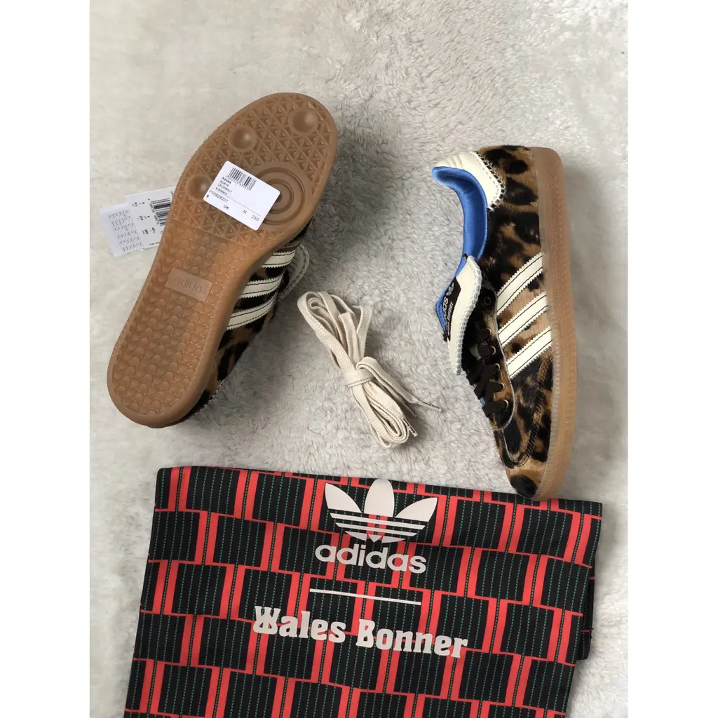 Adidas Samba tiger leather low trainers