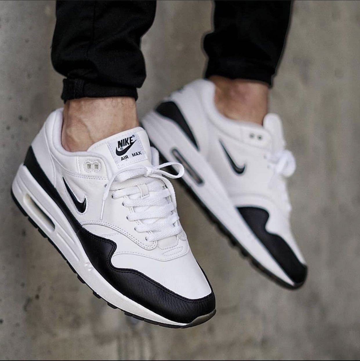 Nike Air Max 1 Jewel White Black
