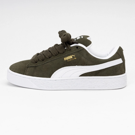 PUMA suede XL olive green