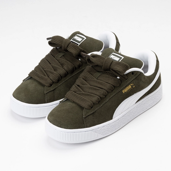 PUMA suede XL olive green