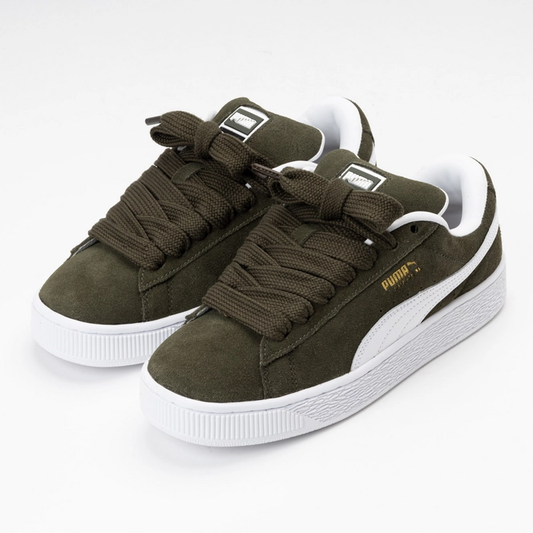 PUMA suede XL olive green