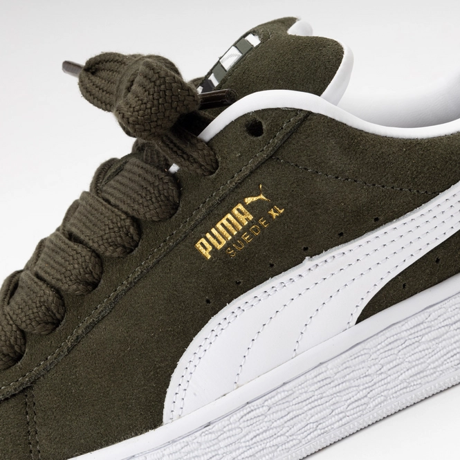 PUMA suede XL olive green