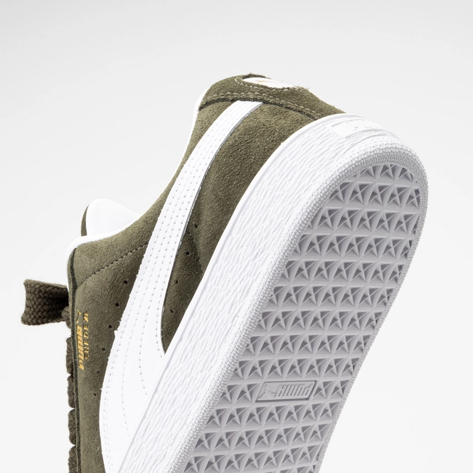 PUMA suede XL olive green