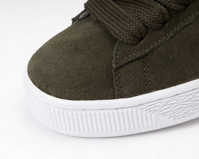 PUMA suede XL olive green