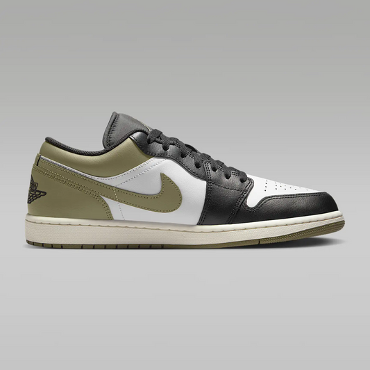 Air Jordan 1 low Black Toe medium olive