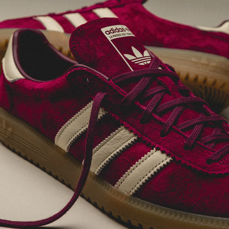 Adidas Bermuda Collegiate Burgundy / Core White