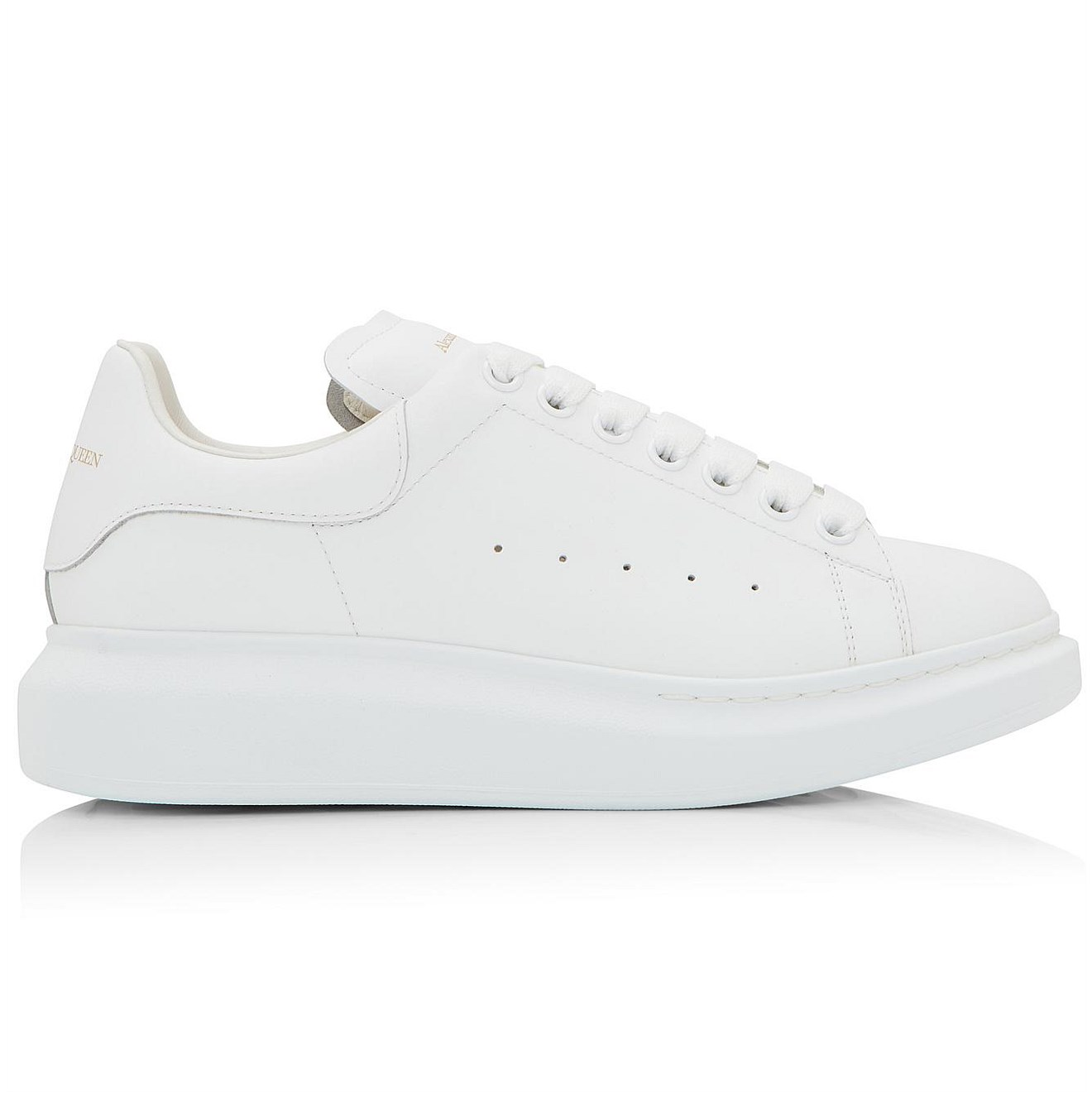 Alexander McQueen Oversized Leather all white