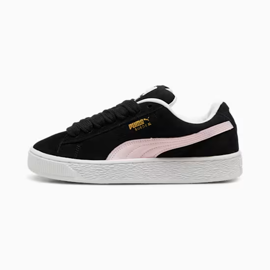 Puma Suede XL PINK ON BLACK