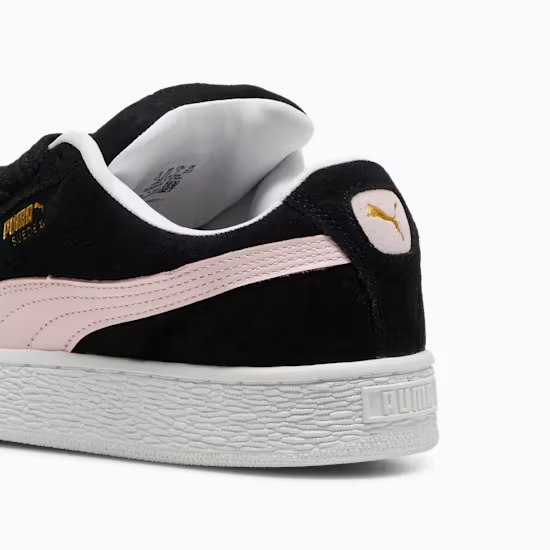 Puma Suede XL PINK ON BLACK