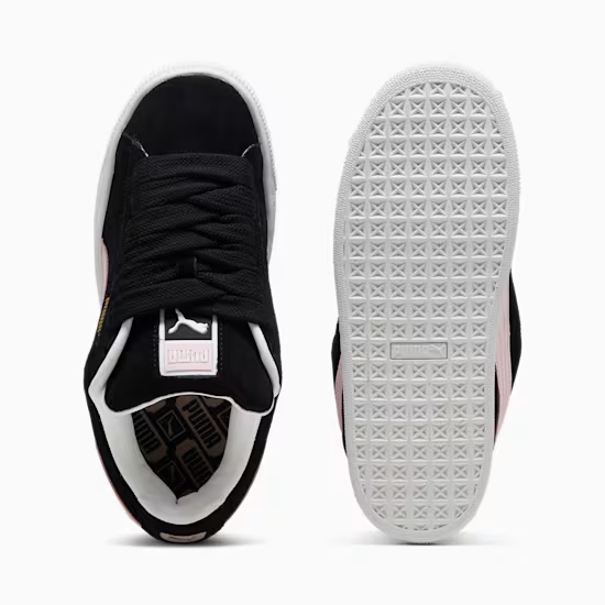 Puma Suede XL PINK ON BLACK