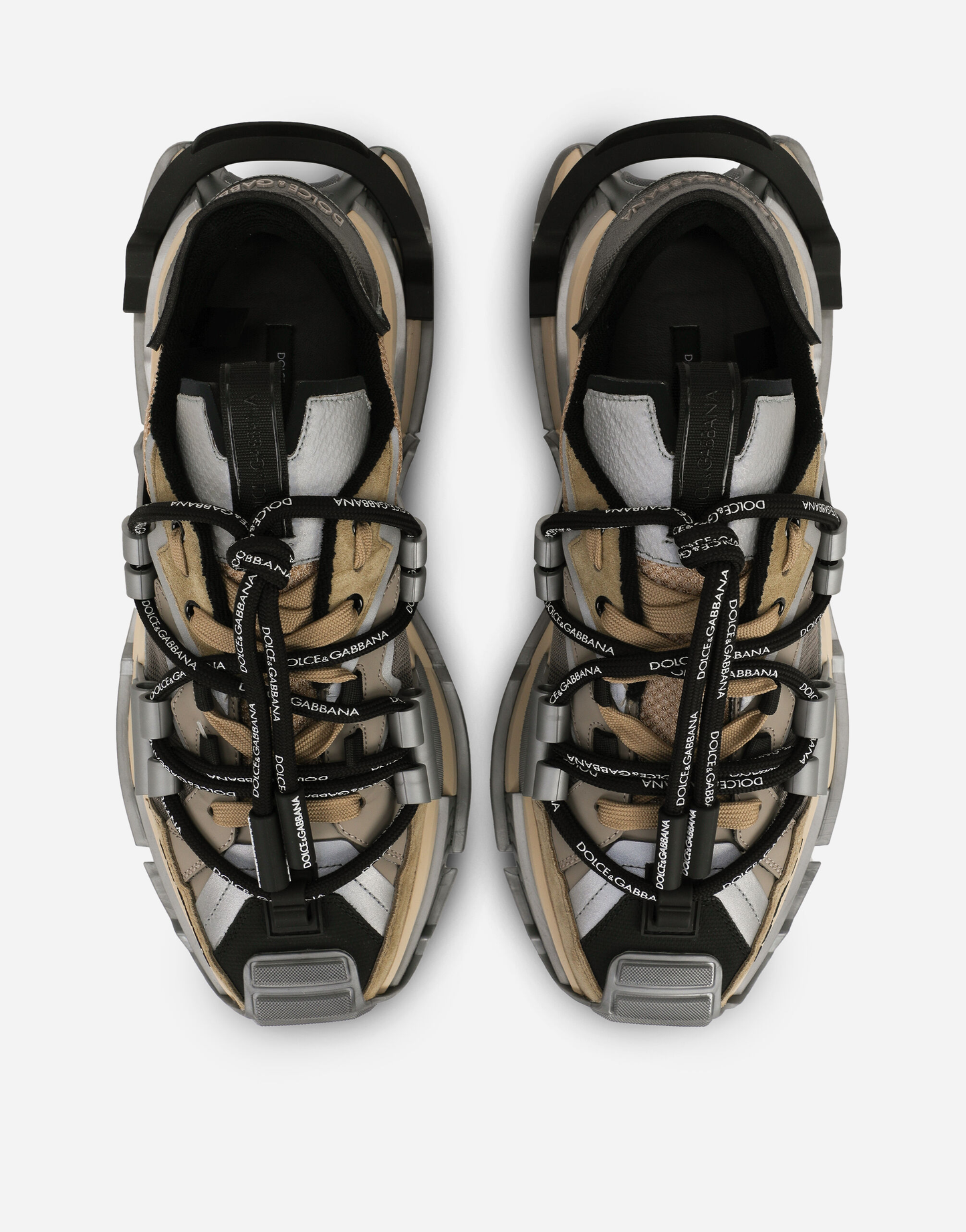 Dolce & Gabbana NS1 sneakers space beige-wolf grey