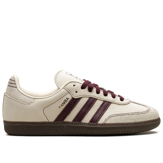 Adidas Samba OG 'Wonder White/maroon'