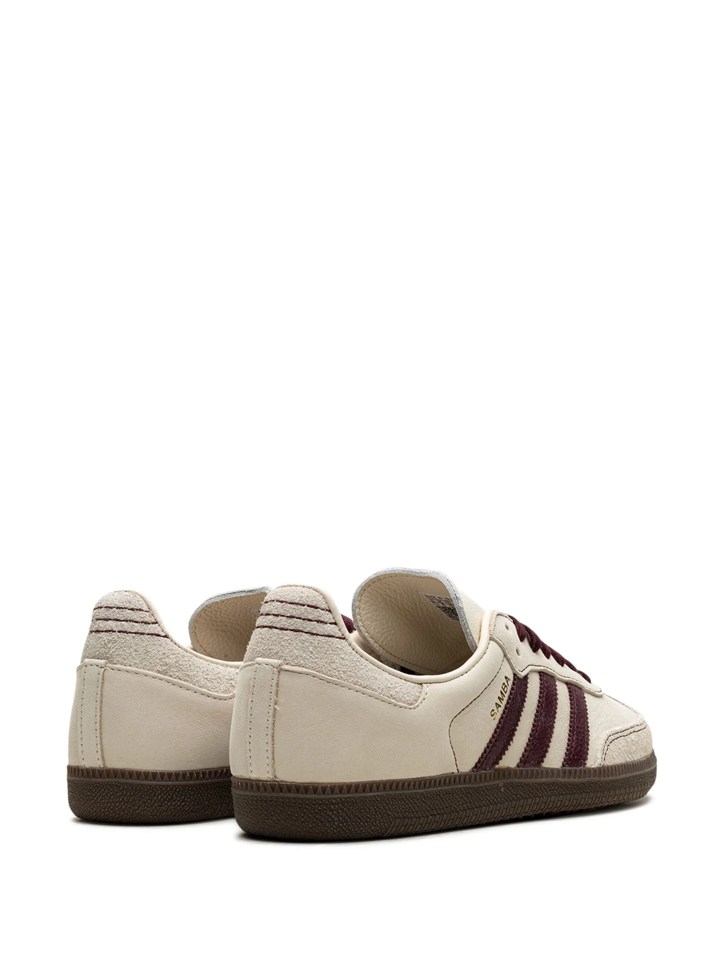 Adidas Samba OG 'Wonder White/maroon'