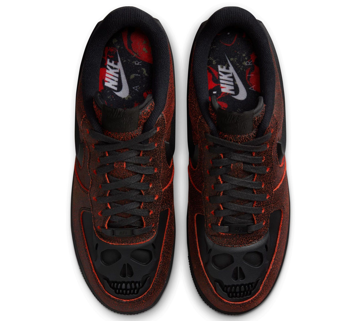 Nike Air Force 1 "Halloween" - Bourgogne