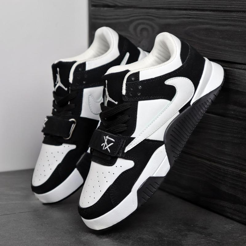 Jordan Cut The Check x Travis Scott Black/white
