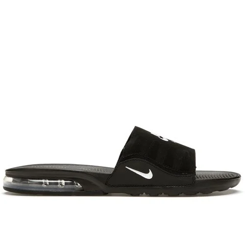 claquette Nike Air Max Camden Black -white logo