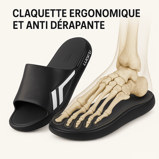 Claquette ergonomique LUOFU black
