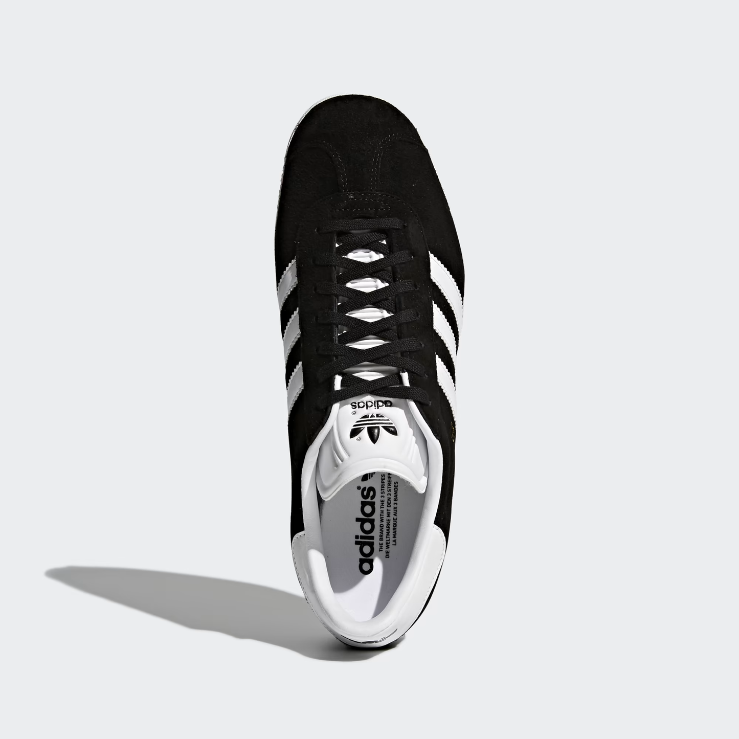 Adidas Gazelle 'black white bands'