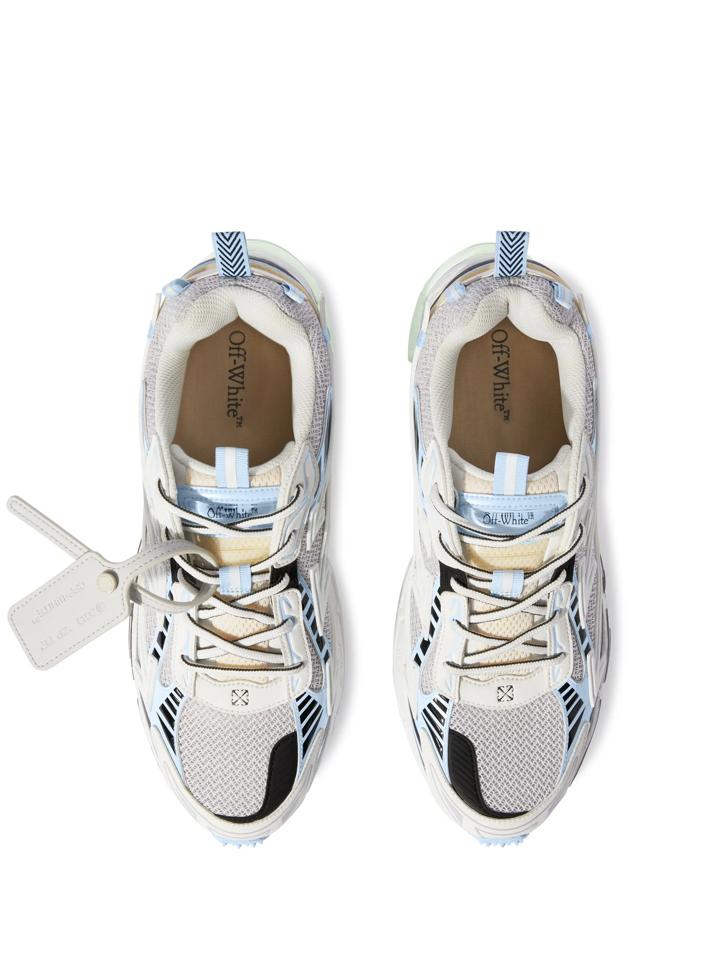 OFF WHITE be right back cyan - white