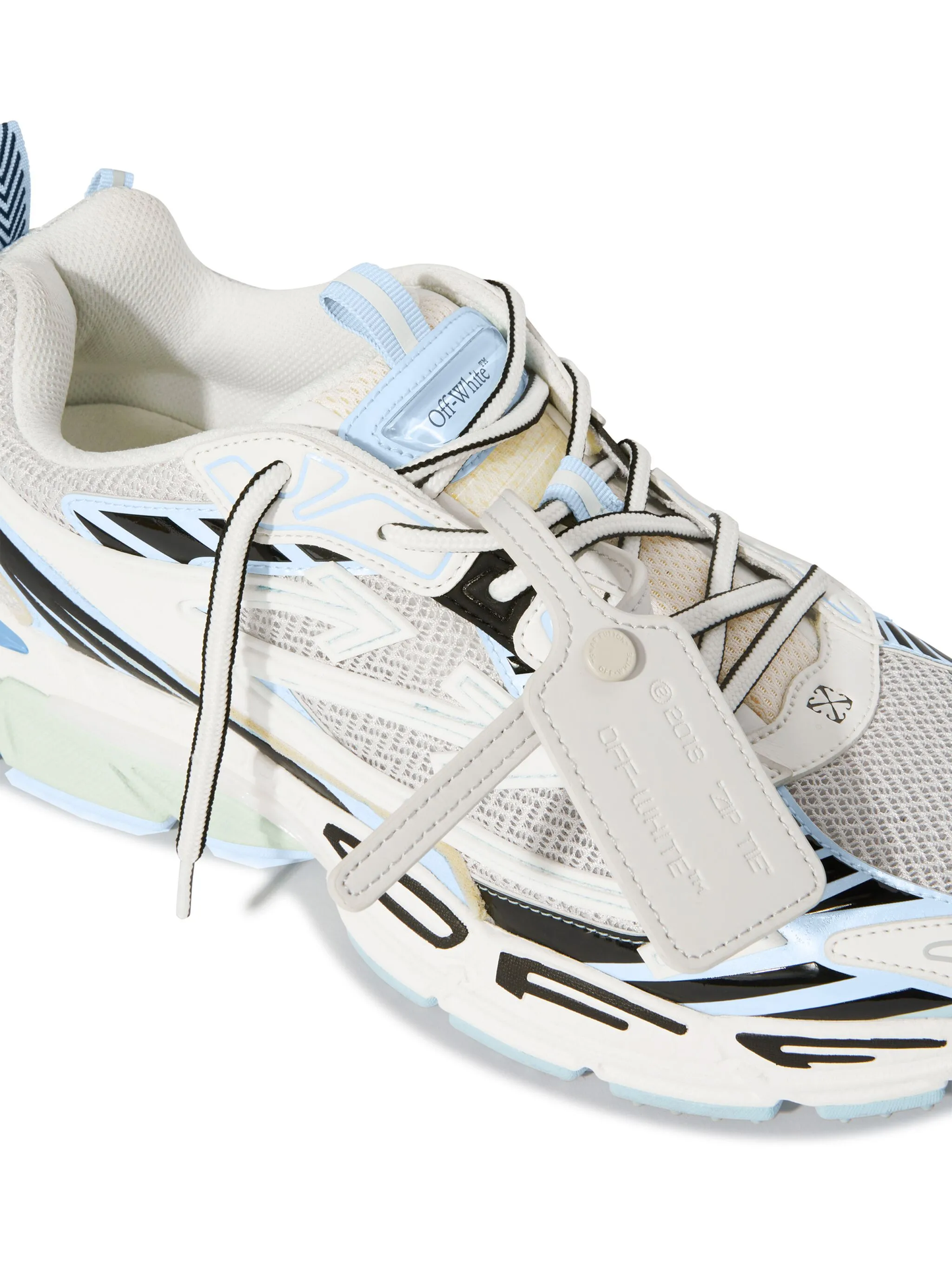 OFF WHITE be right back cyan - white