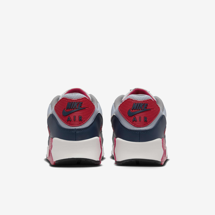 Nike Air Max 90  Light Smoke Grey/Armoury Navy/Fire Red/Phantom
