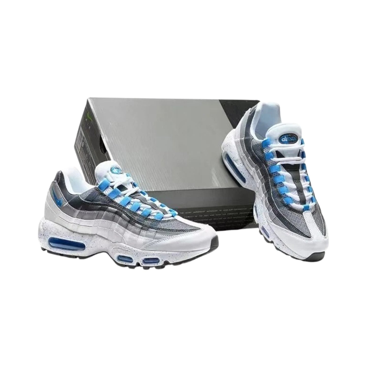 Nike Air Max 95 White Hyper Cobalt Blue Men