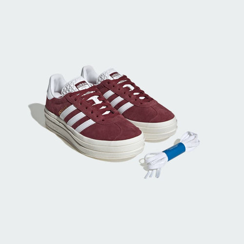 Adidas Gazelle Bold Shoes Burgundy Red