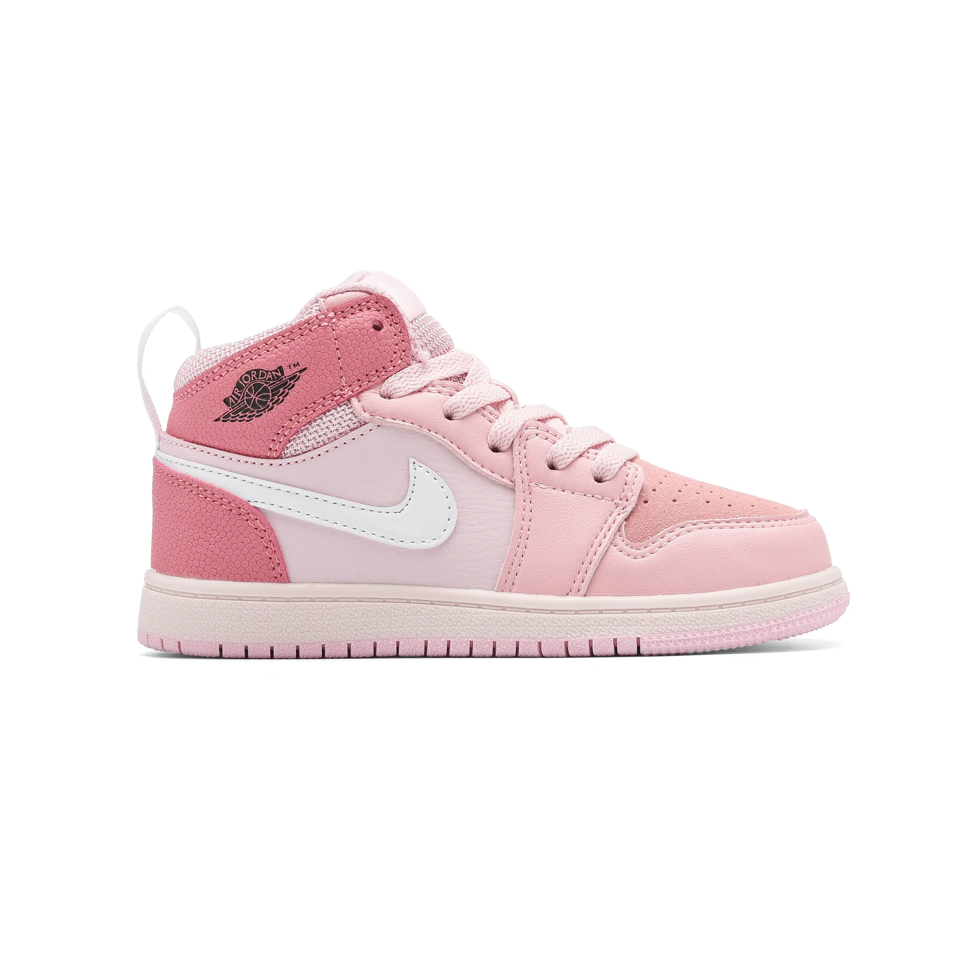 Kids Air Jordan 1 Mid Digital Pink