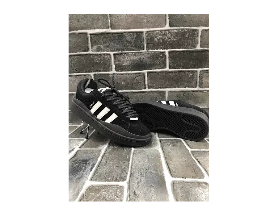adidas campus x bad bunny black white