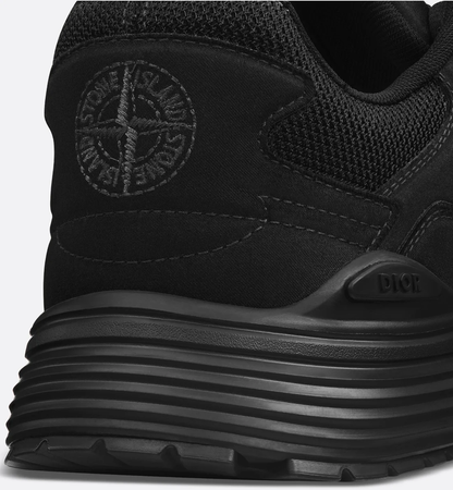 Dior x Stone Island B30 Black Technical Mesh / Black Dyed Cotton