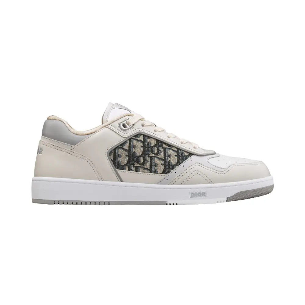 Christian Dior B27 Low-Top Sneakers Oblique Jacquard Beige/Grey
