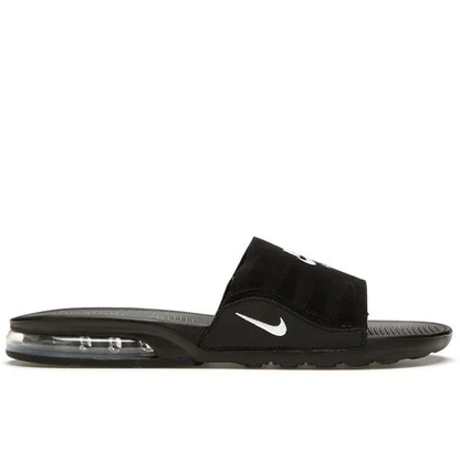 claquette Nike Air Max Camden Black -white logo