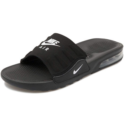 claquette Nike Air Max Camden Black -white logo